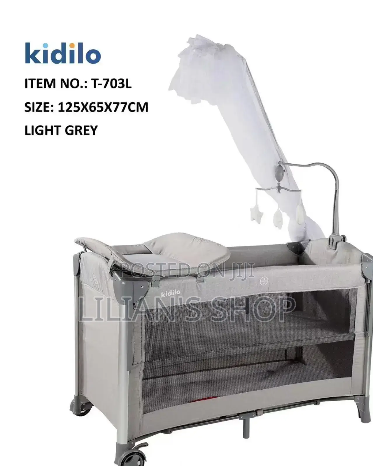 Kidilo Co Sleeper Basinet Baby Bed Play Pen