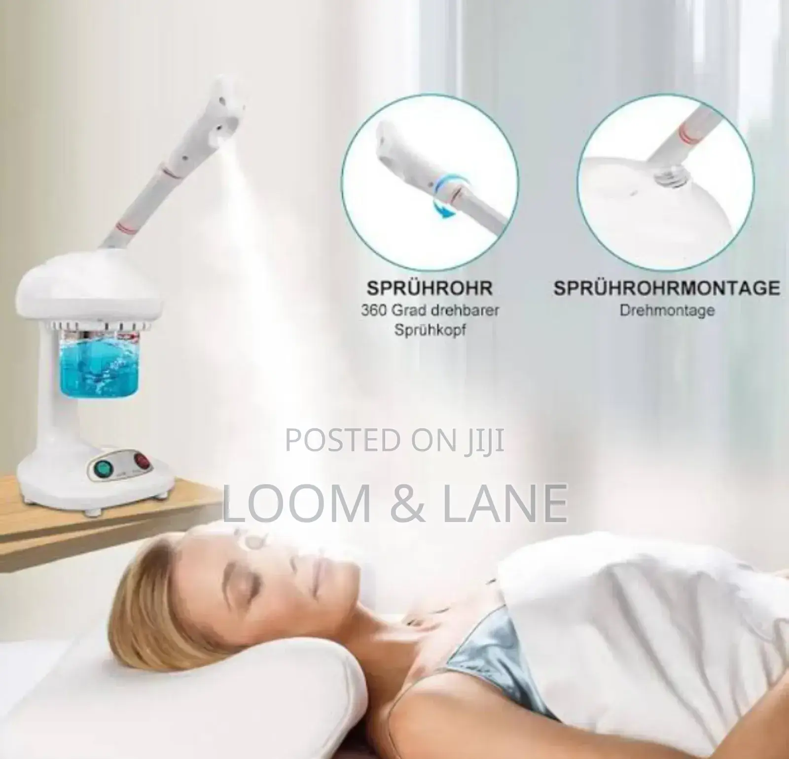 Facial Sauna Vapour Steamer Face Mist Spray Beauty Salon