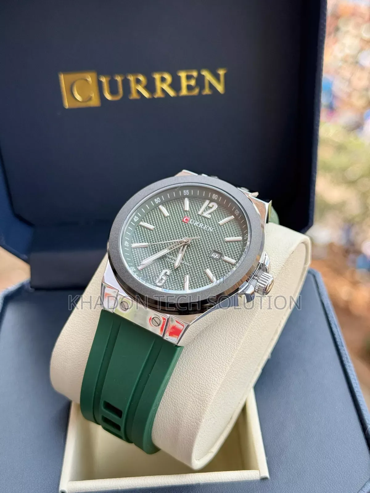 Curren Analog FTP Rubber Luxury Watch in All Colors