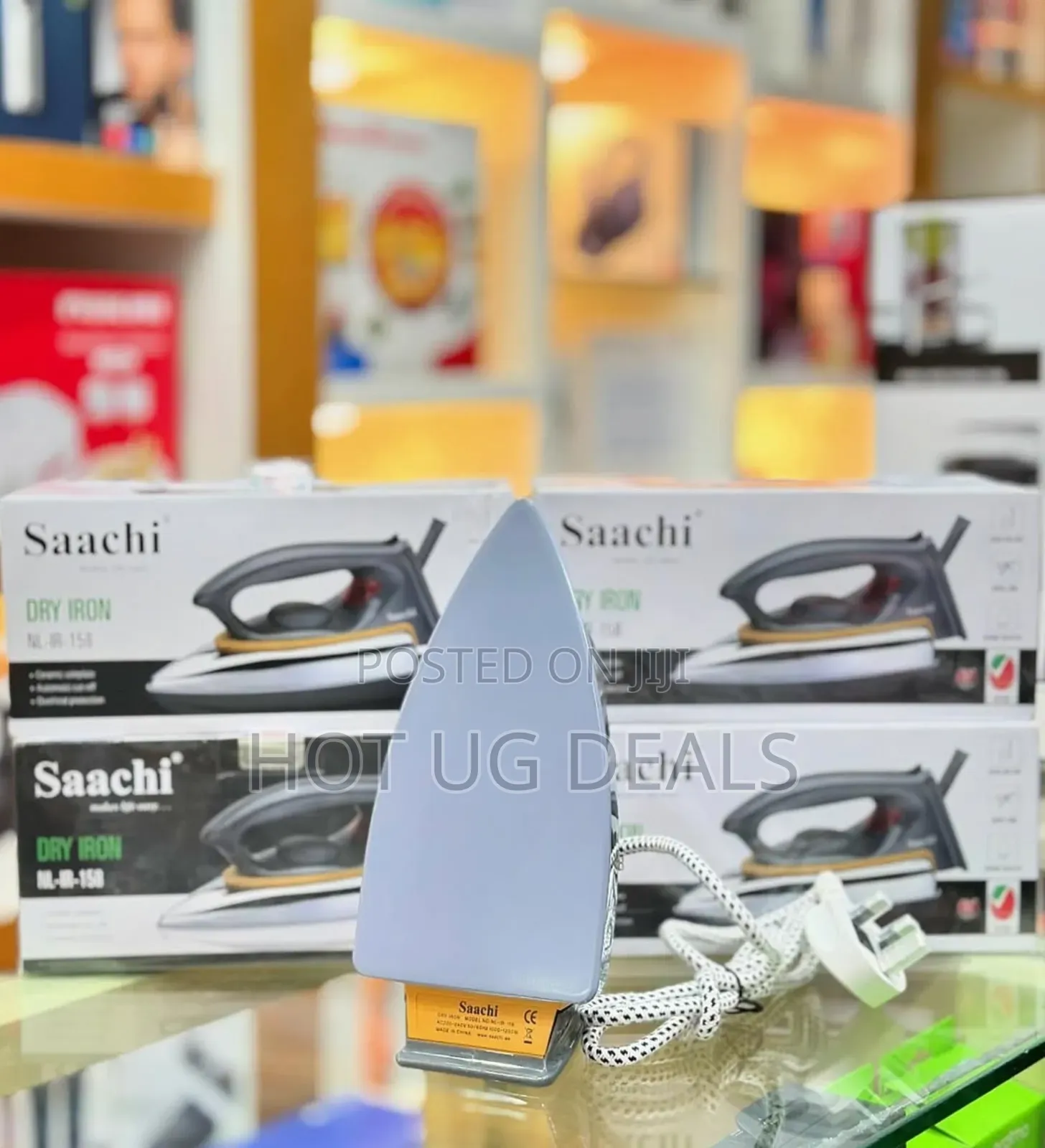 Saachi Non Stick Dry Flat Iron - Silver,Grey(1 Yr Wrty)
