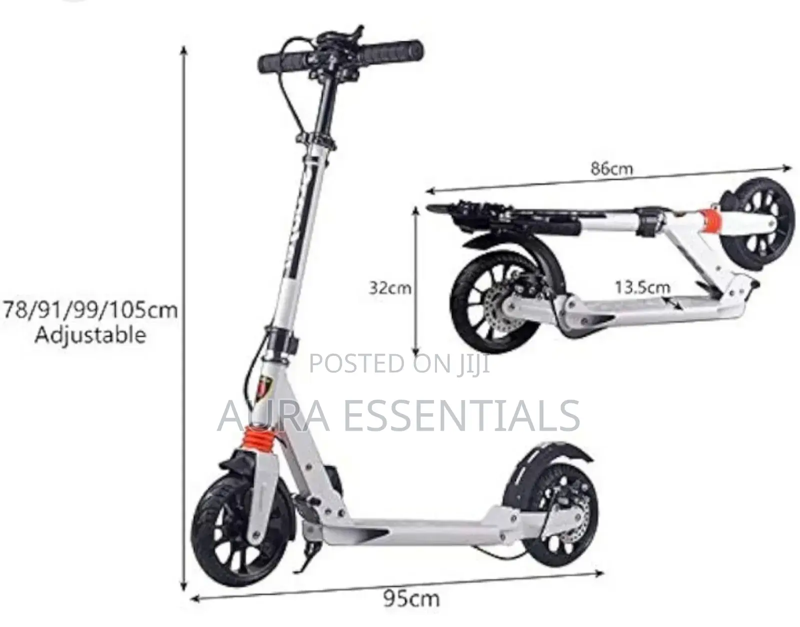 Adult Scooter With Dual Suspension