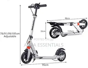 Adult Scooter With Dual Suspension