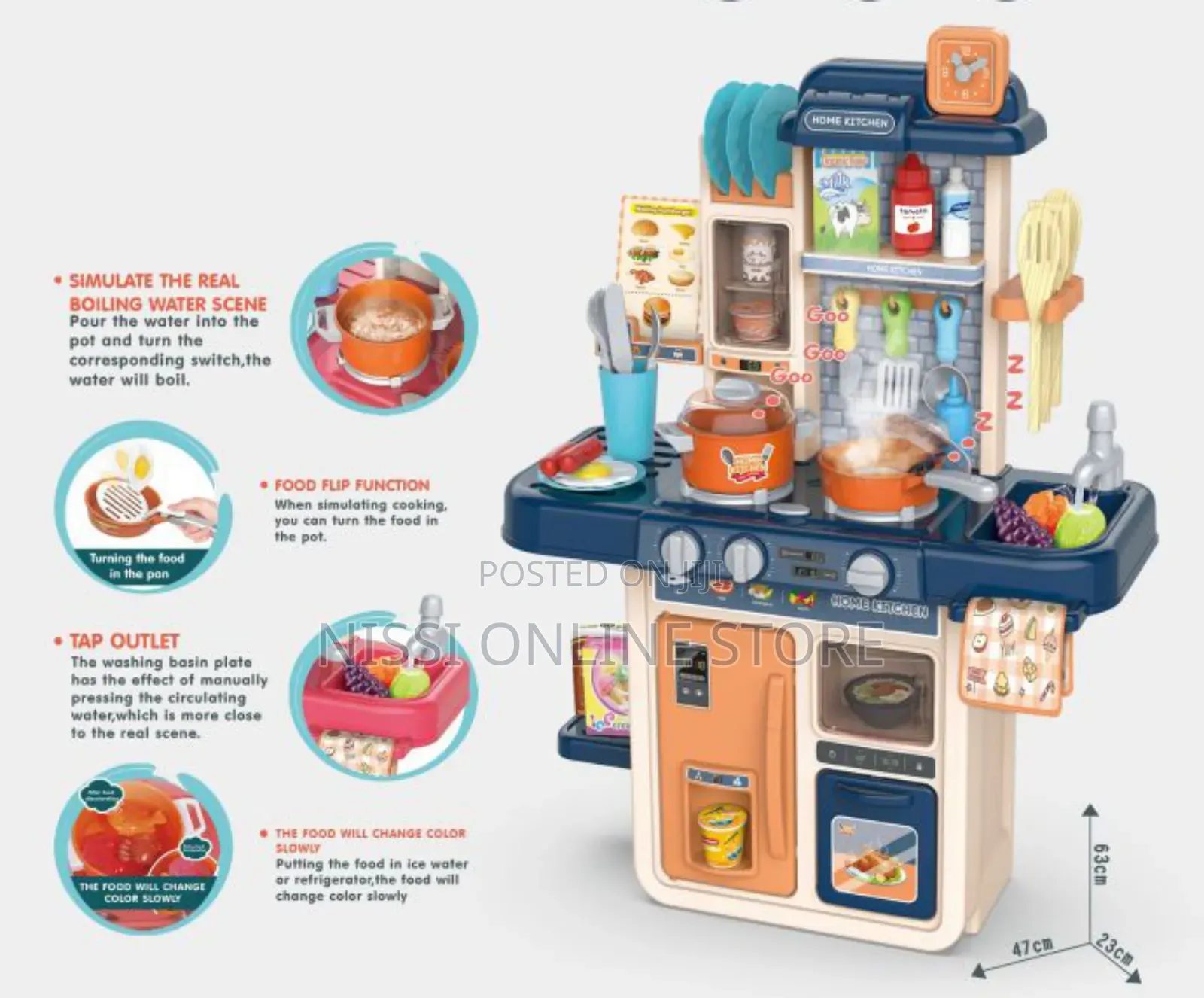 3+Yrs Kid's Kitchen Play Set