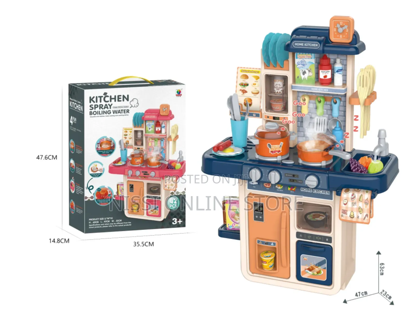 3+Yrs Kid's Kitchen Play Set