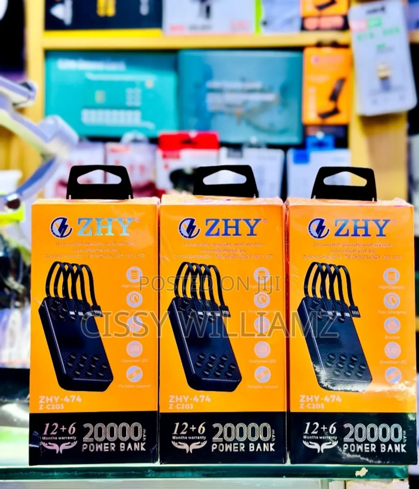 Zhy 20000mah Power Bank Fast Charging Power Bank