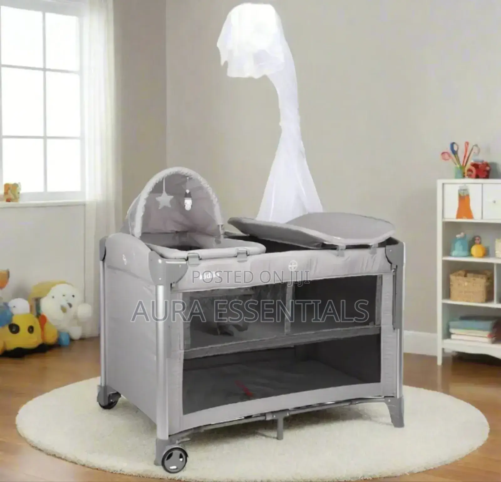 Baby Bassinet 5 in 1 Bedside Sleeper