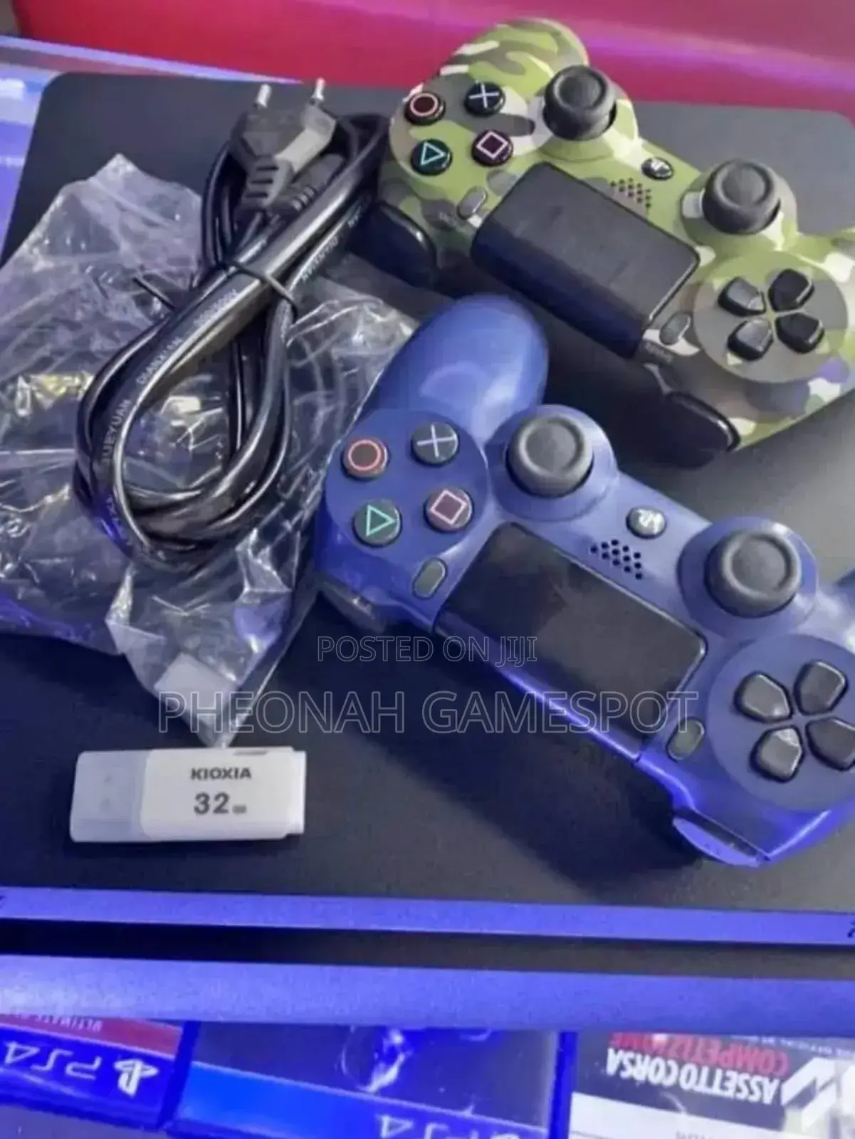 Playstation 4 Slim Ps4 Slim Full Set.,22 Games,1tb Storage