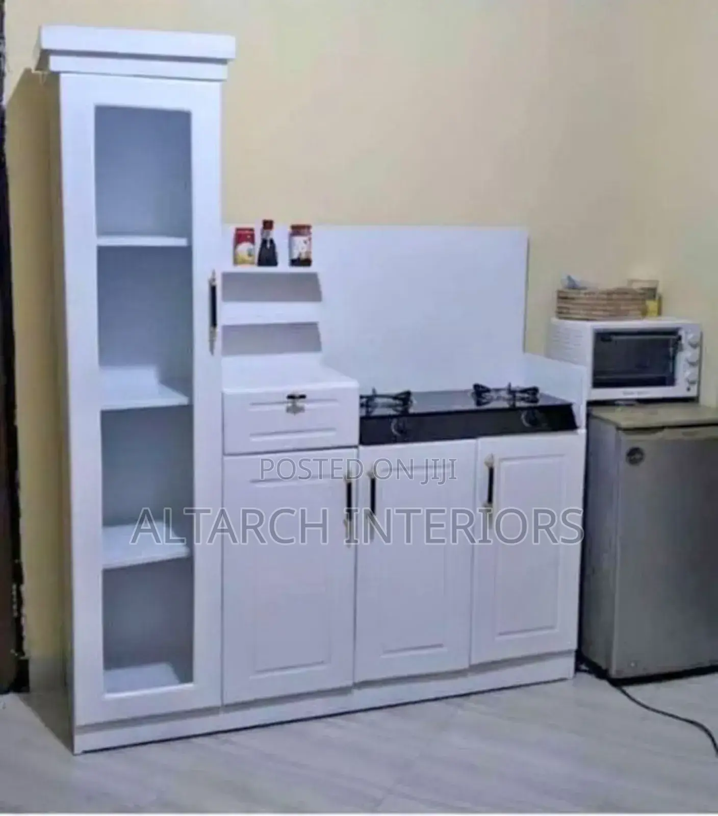 Gas Stove Table With Items Store