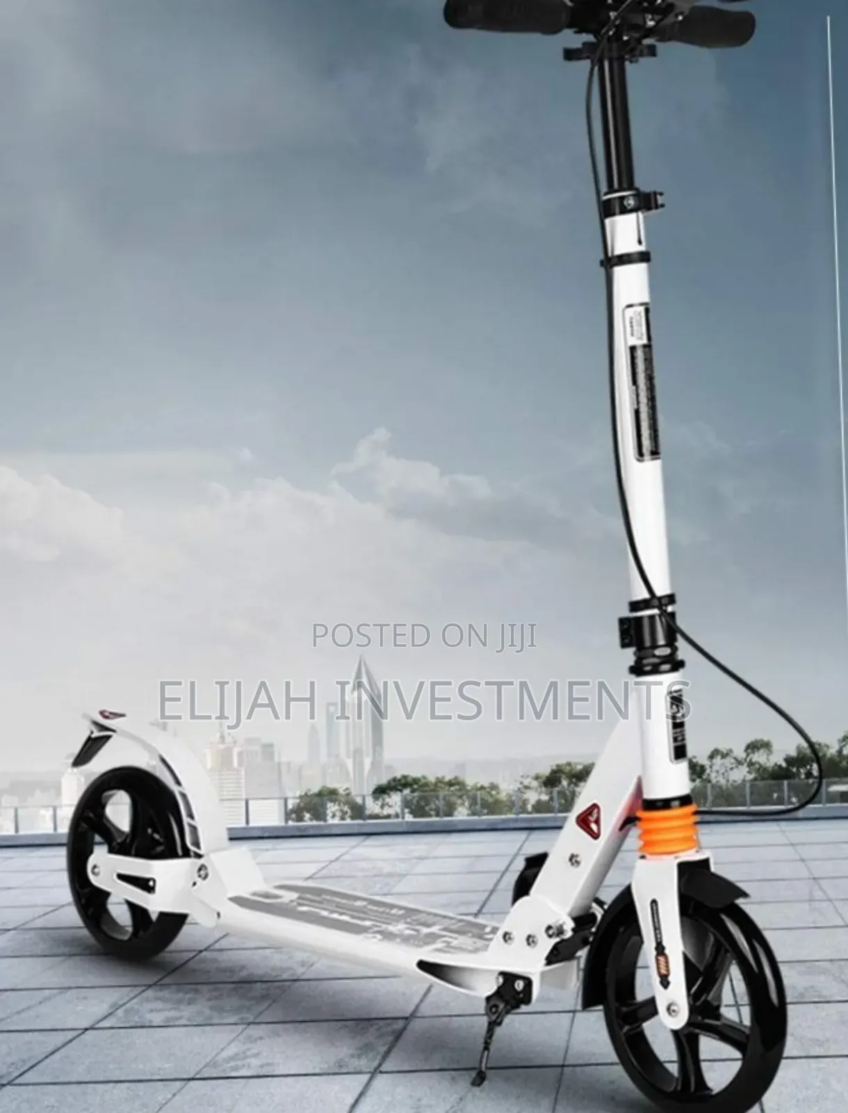 Adult Scooter With Dual Suspension and Big Wheels