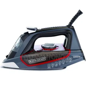 Black Decker Top-Quality Steam Iron With 2yrs Warranty