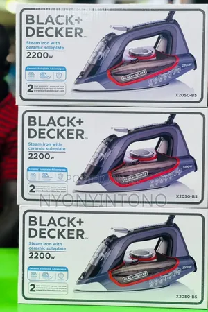 Black & Decker High-quality Steam Iron With 2yrs Warranty