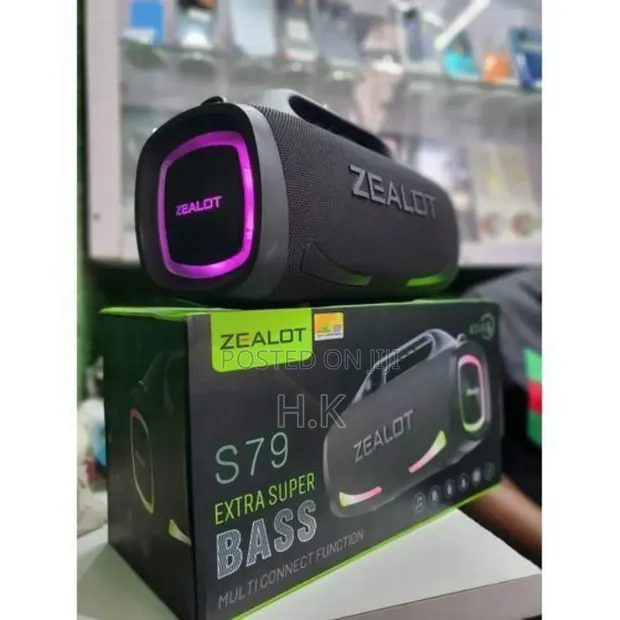 Zealot S79 Extra Super Bass Portable Bluetooth Speaker. - H.K