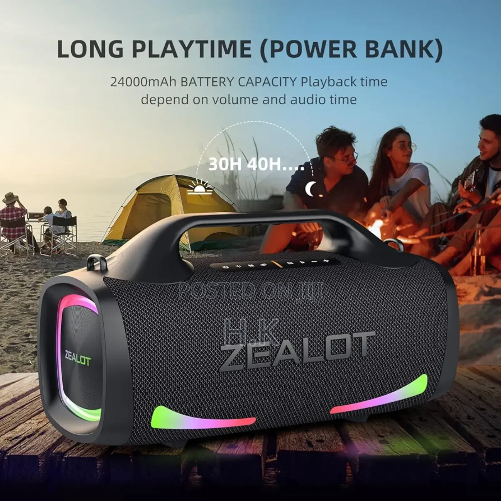 Zealot S79 Extra Super Bass Portable Bluetooth Speaker.