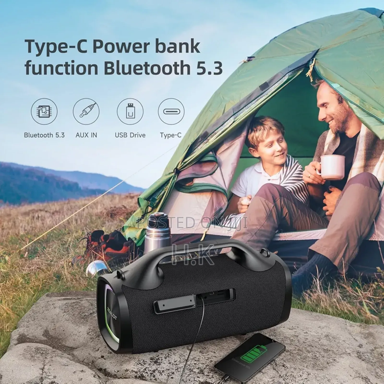 Zealot S79 Extra Super Bass Portable Bluetooth Speaker.