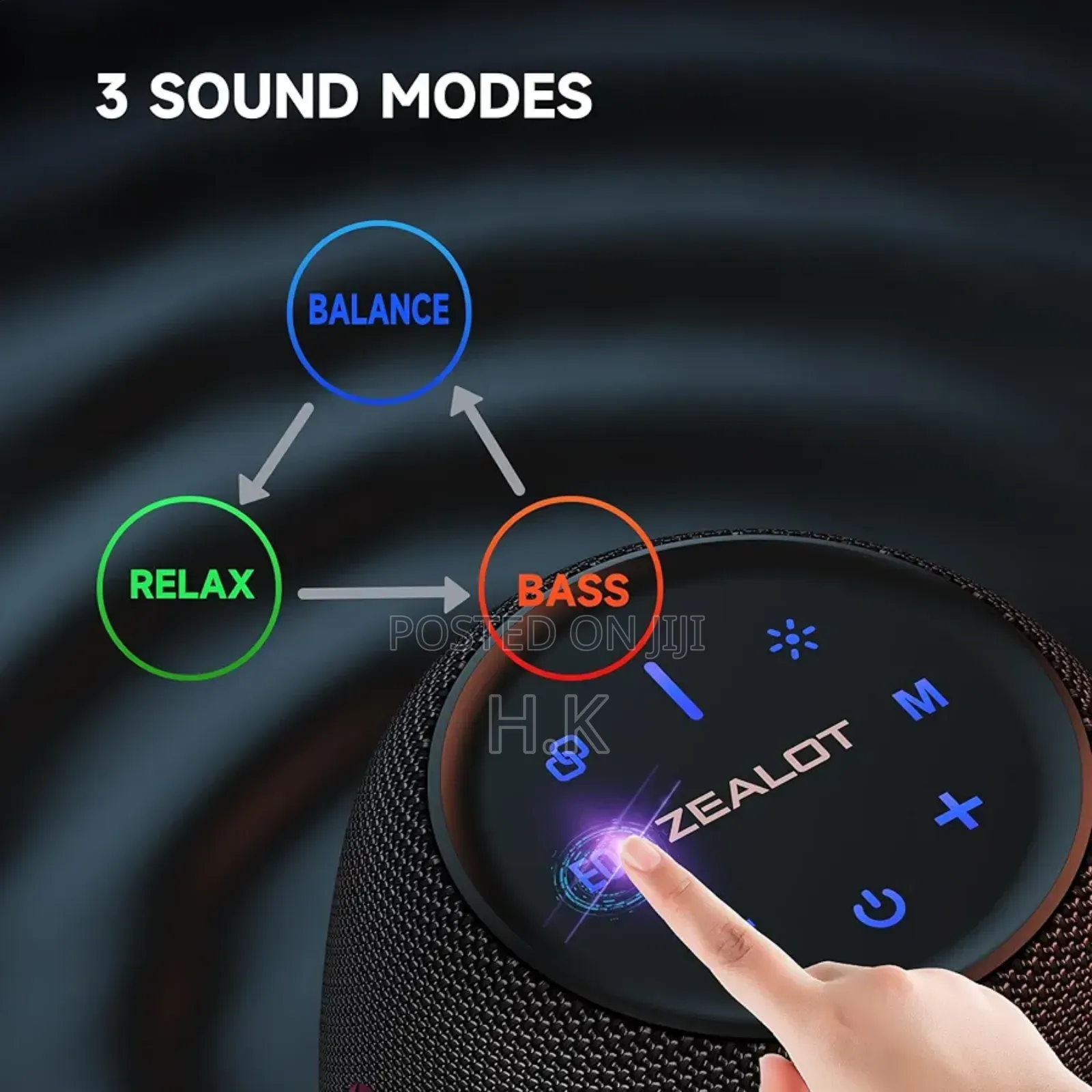 Zealot S64 Super Bass Wireless Speaker.