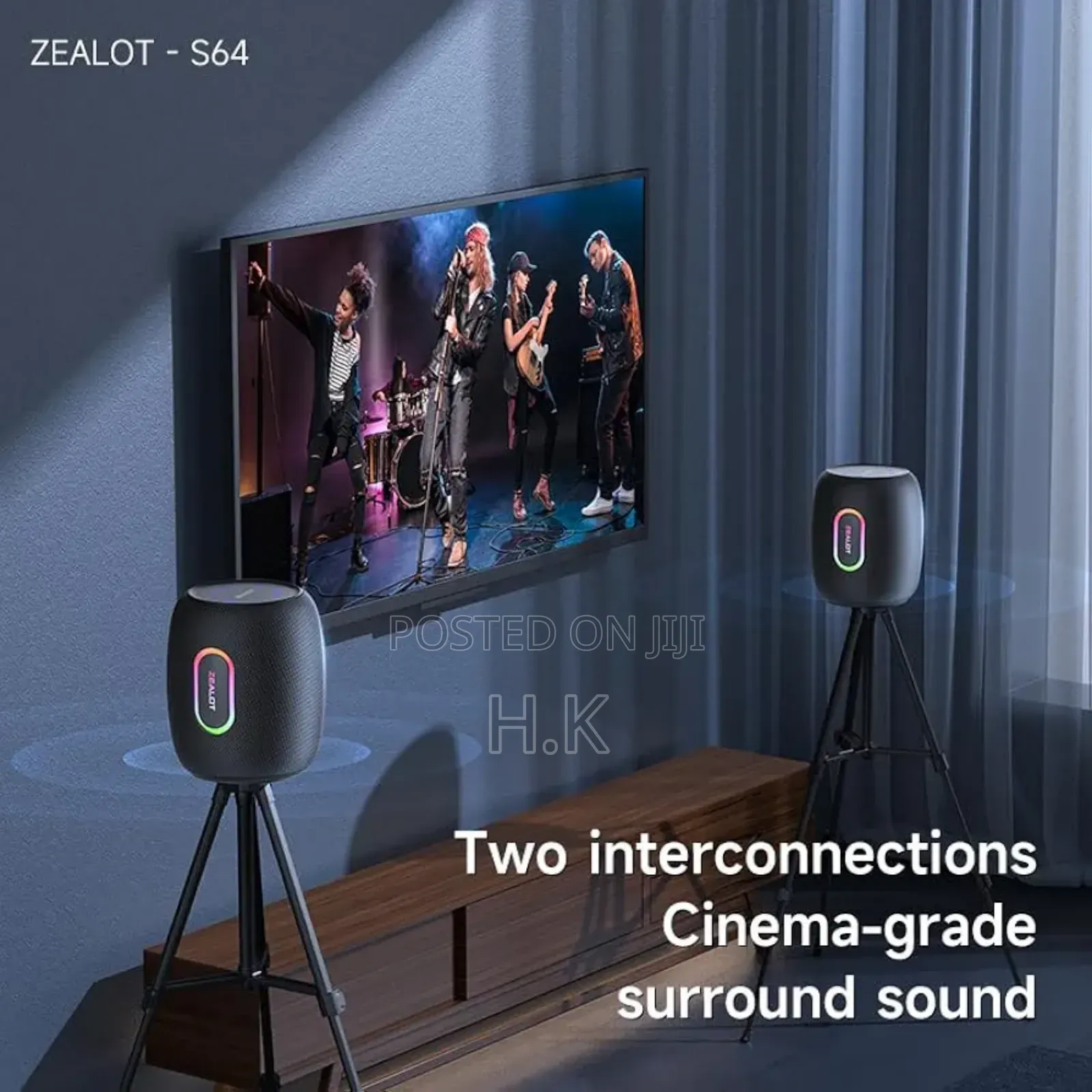 Zealot S64 Super Bass Wireless Speaker.
