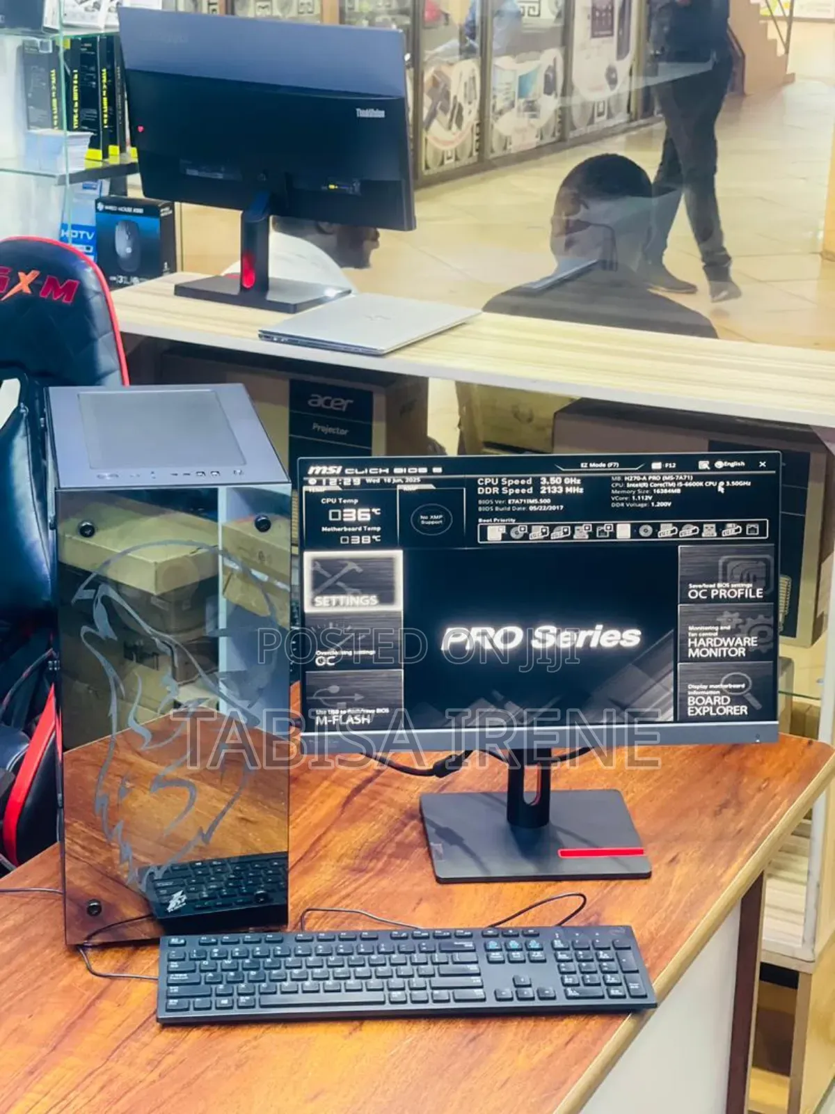 New Desktop Computer MSI Model 16GB Intel Core I5 HDD 512GB