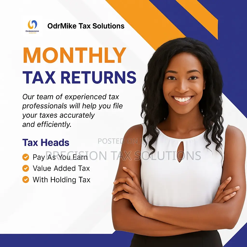 Monthly Tax Filing – Vat,Paye,Wht