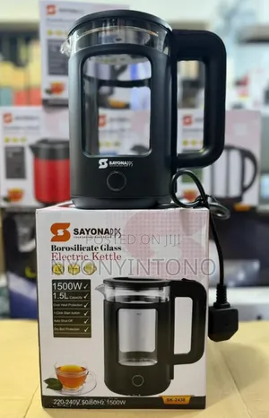 Sayona Top-Quality Glass Electric Kettle