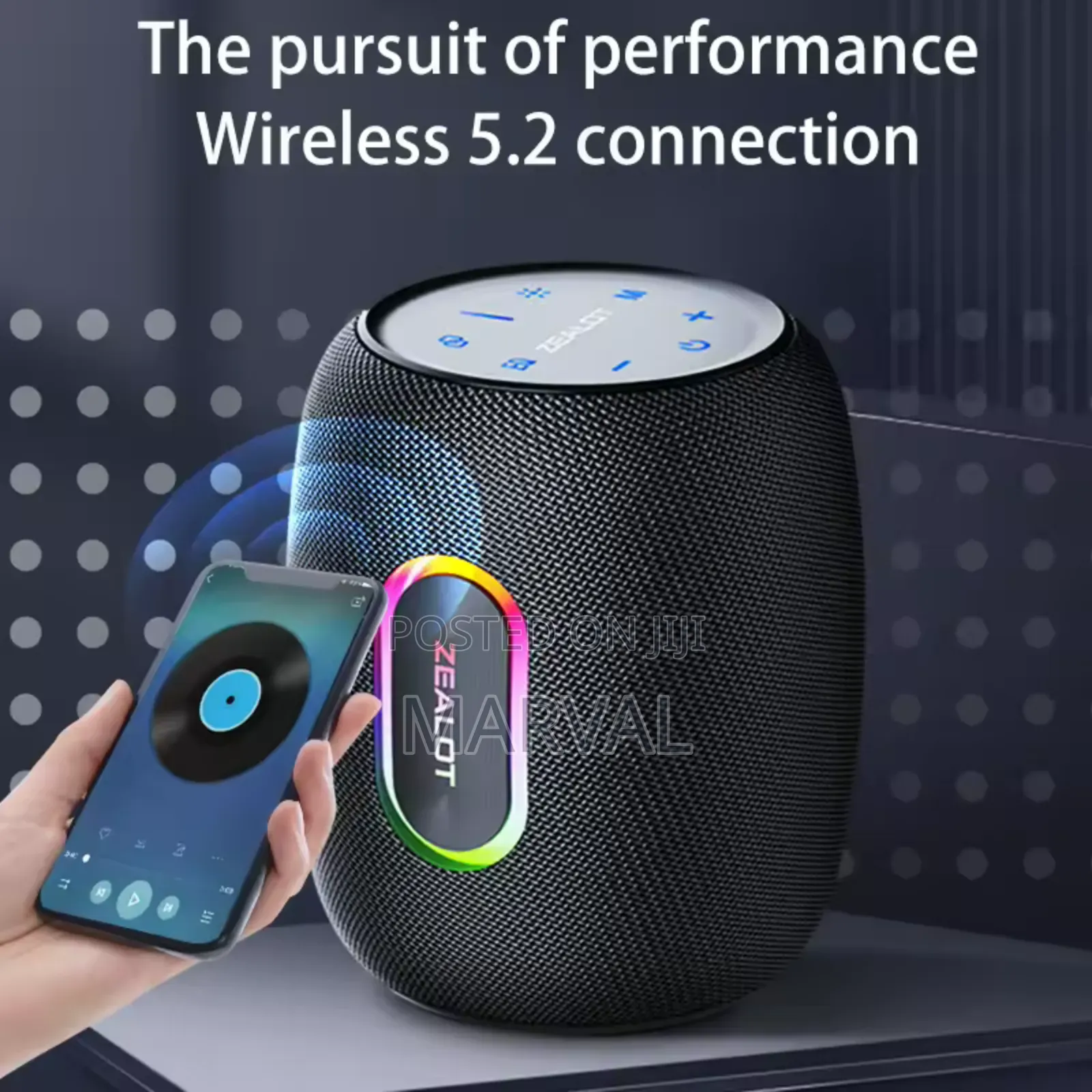 Zealot S64 50w Wireless Portable Speaker Waterproof