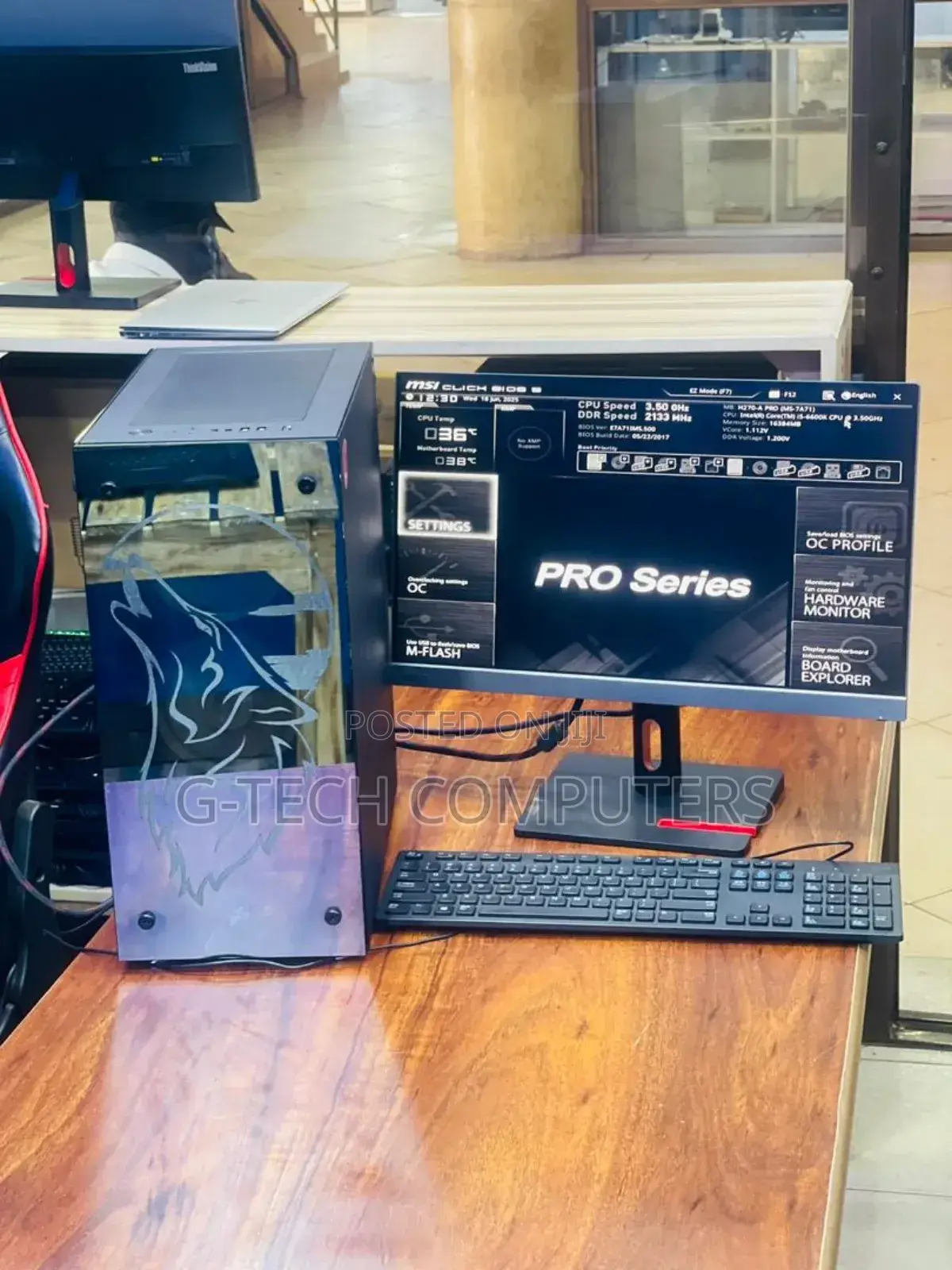 New Desktop Computer MSI Infinite 16GB Intel Core I5 SSD 1T