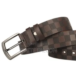 Luxury Cowhide Genuine Leather Belt, Pin-Buckle-130cm