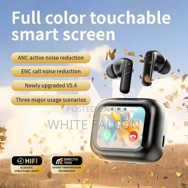 Lx-10 Wireless Ear Buds Anc Bluetooth V5.4,Touch Screen Pod