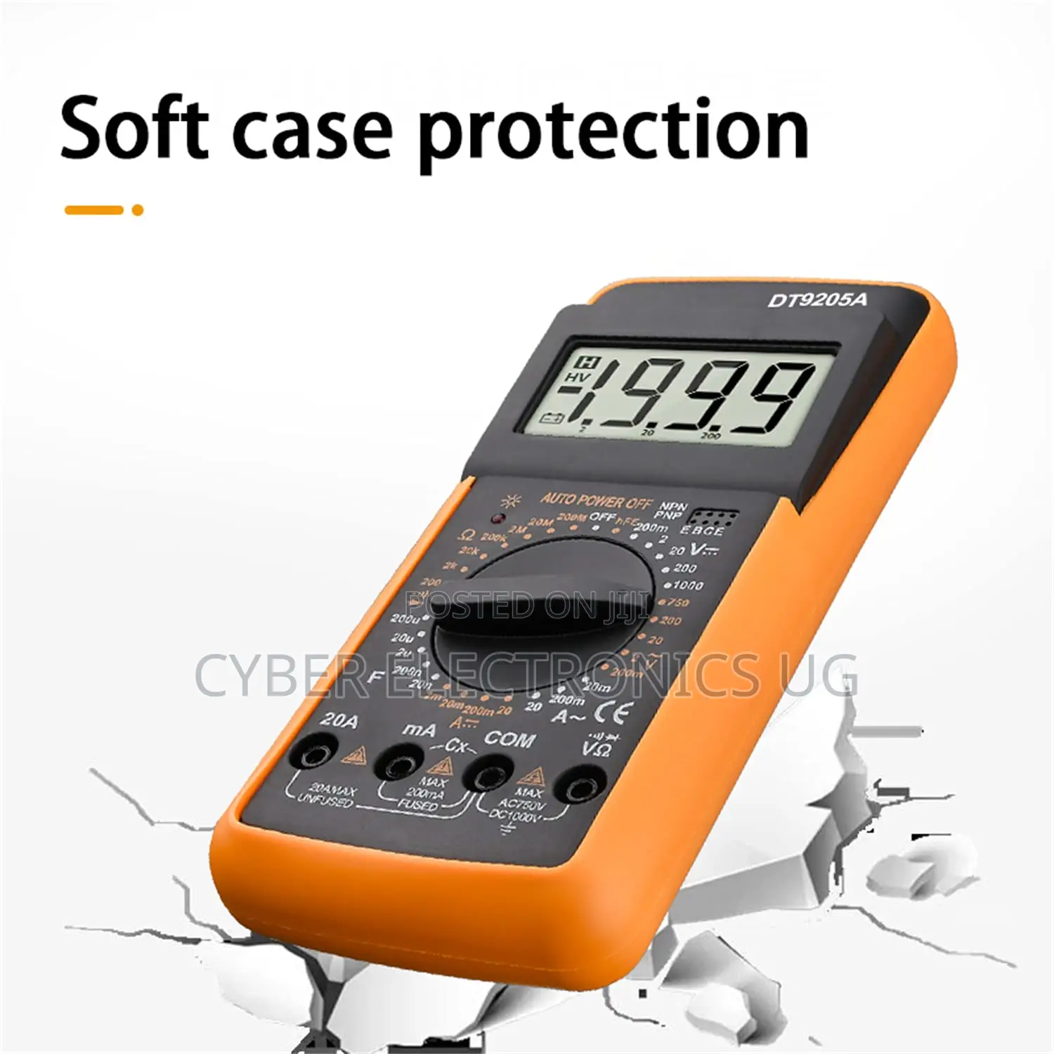 Dt-9205a Digital Multimeter Handheld Ac/Dc Volt Amp