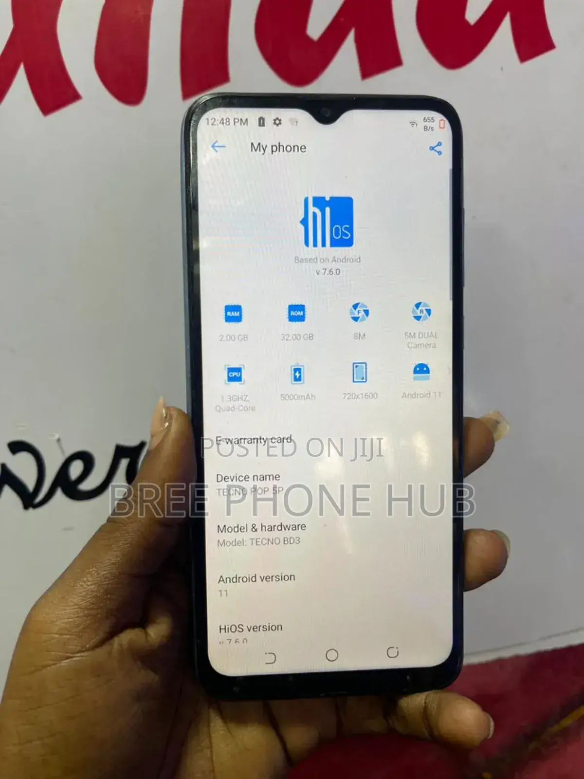Tecno Pop 5P 32 GB Blue