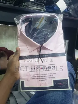 Mens Plain Office Long Sleeved  Shirt - Light Pink