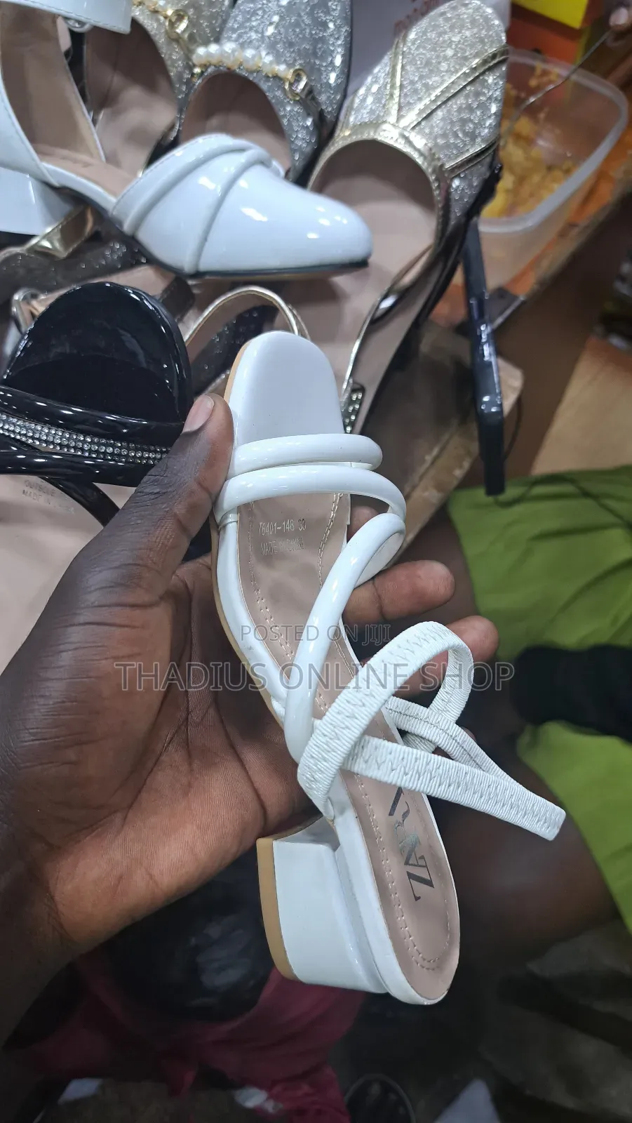 Girls Nice Open Wedge Shoes
