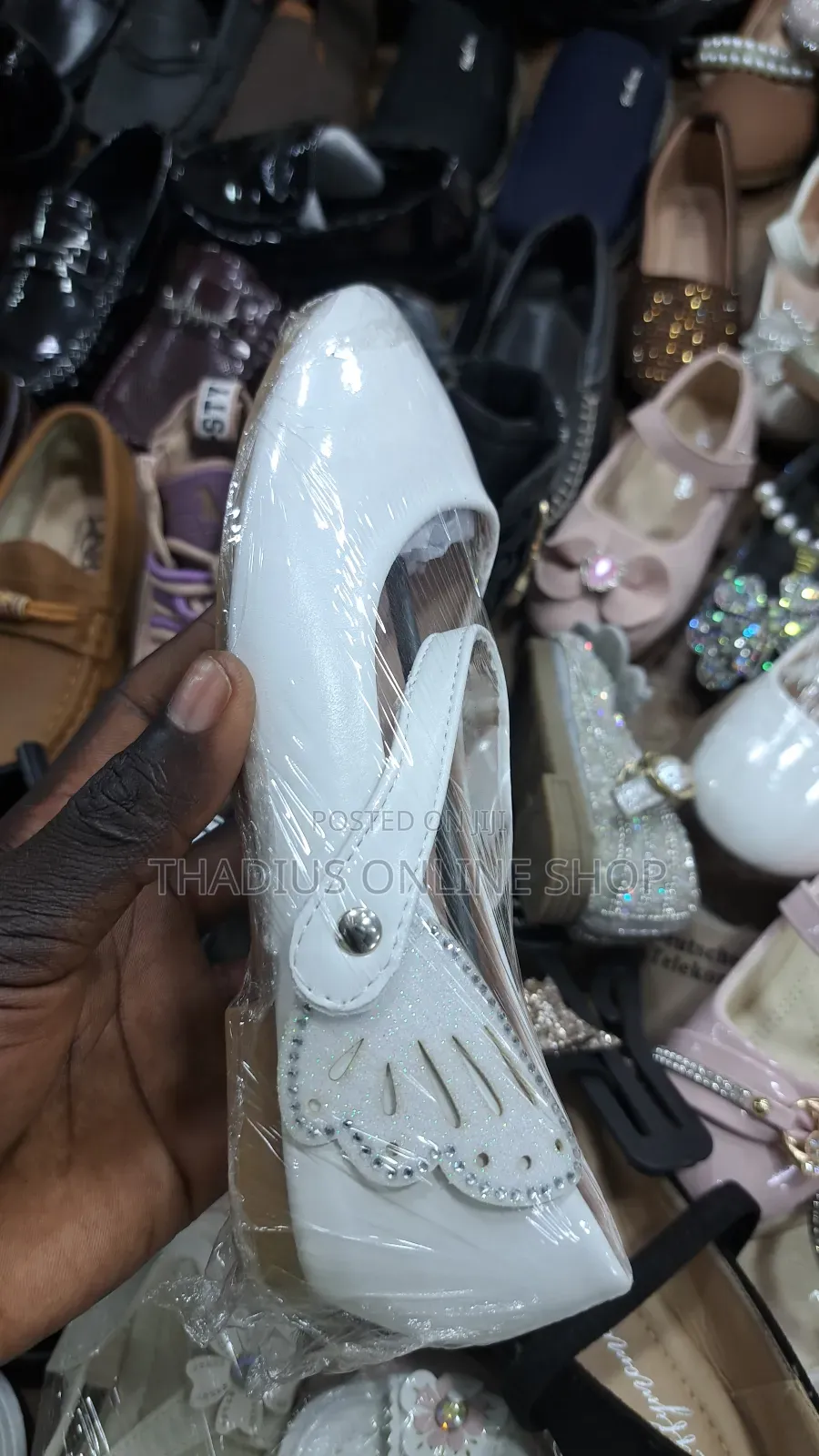 Girls Nice White Shoes