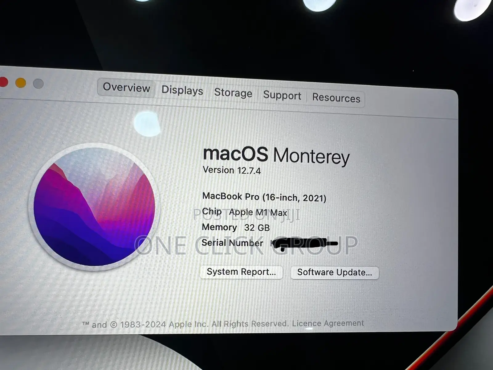 Laptop Apple MacBook Pro 2021 M1 32GB Apple M1 Max SSHD (Hybrid) 1T
