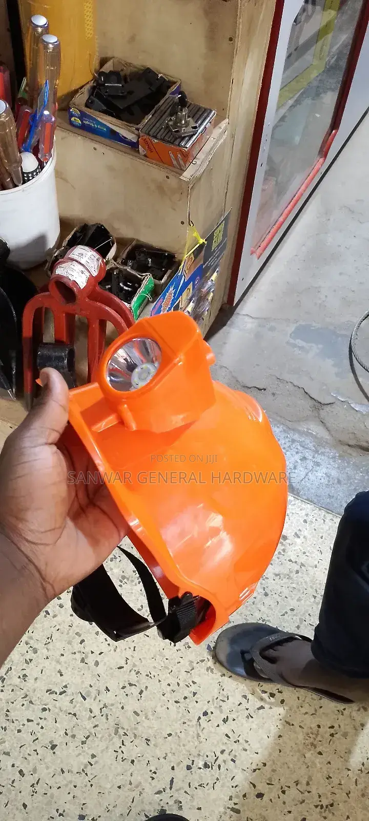 Helmets With Head Lamps(Helmets With Torch) Rechargeable Torch.