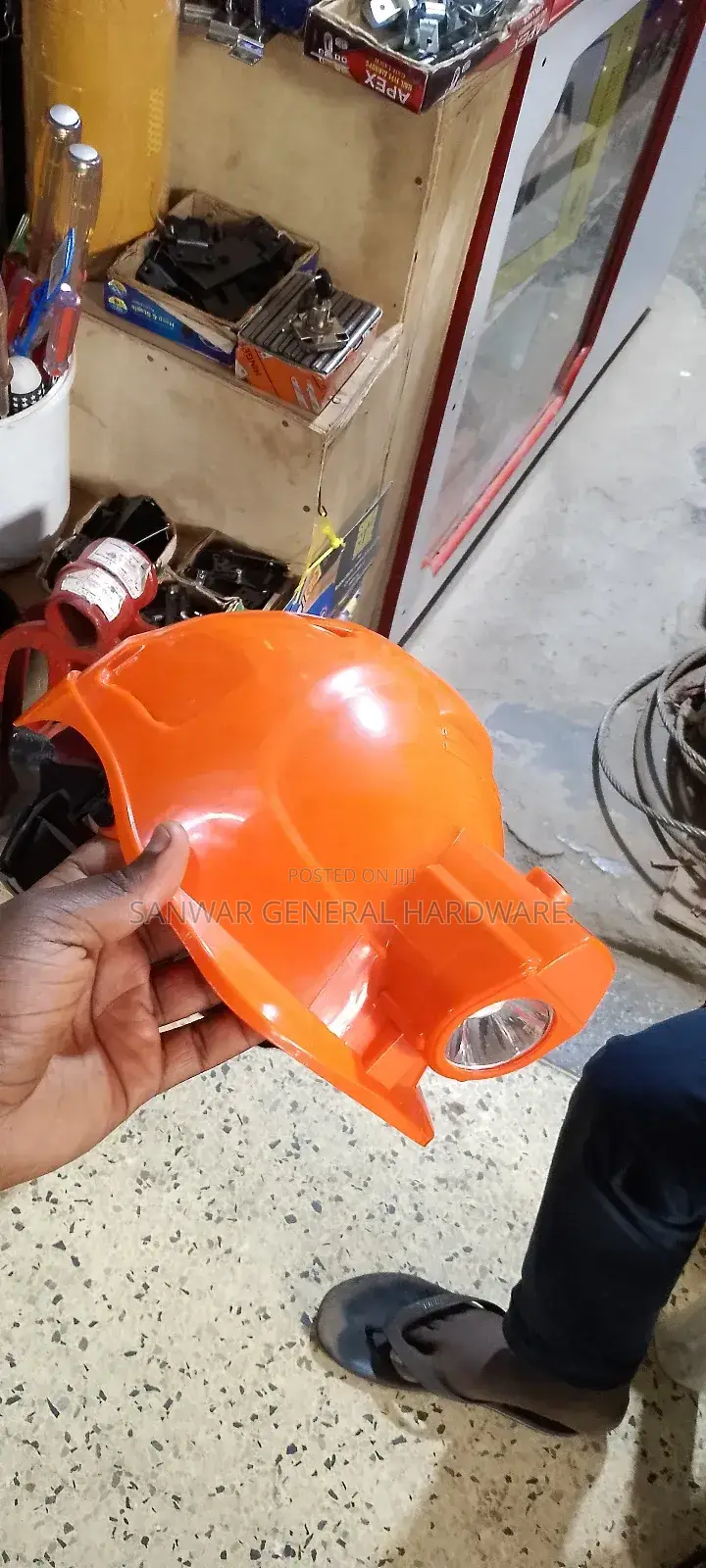Helmets With Head Lamps(Helmets With Torch) Rechargeable Torch.