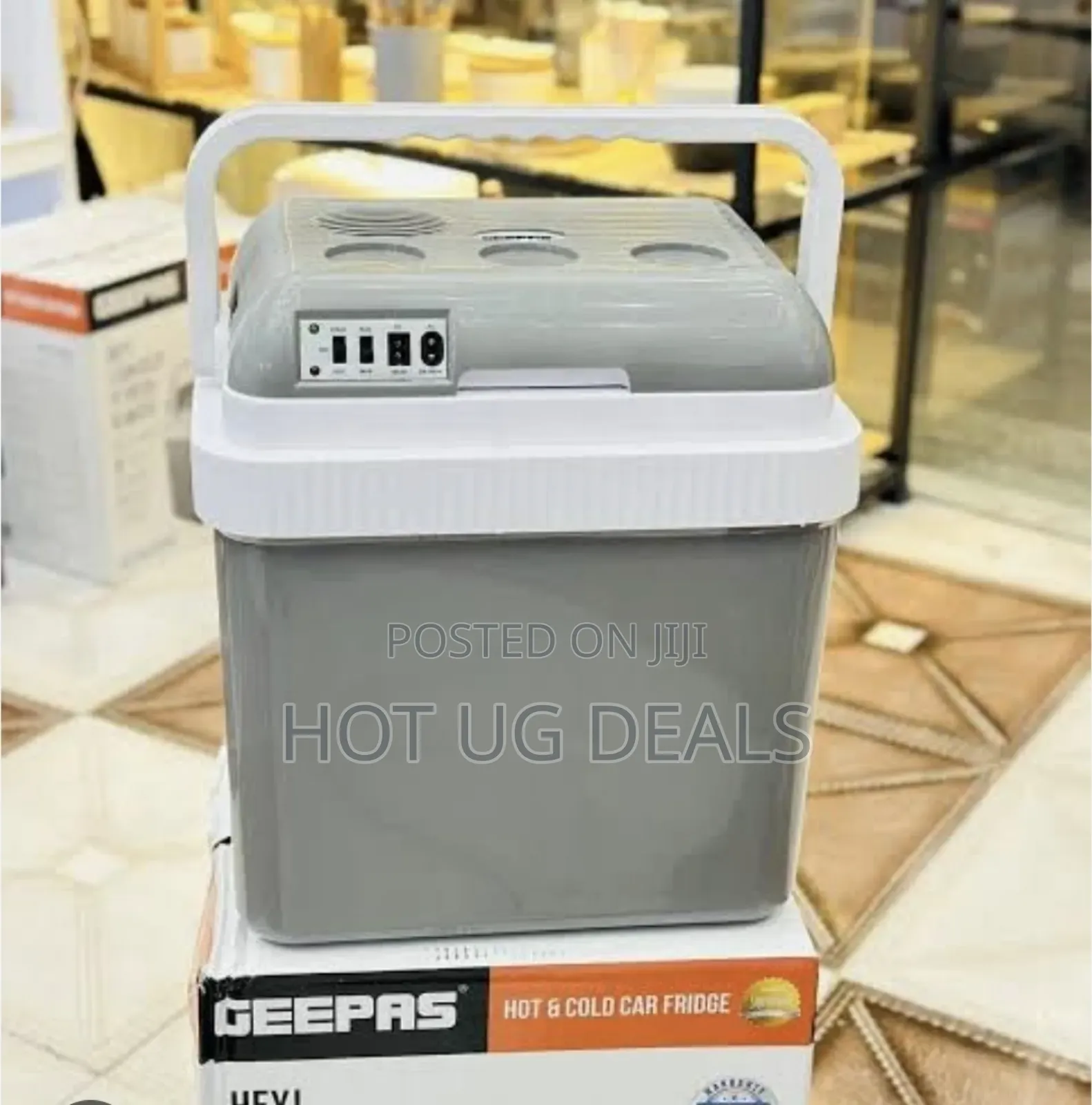Portable Geepas 24l Car Fridge  - Grey