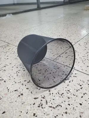 Metallic Meshed Trash Can Dust Bins