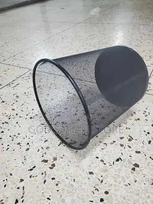 Metallic Meshed Trash Can Dust Bins