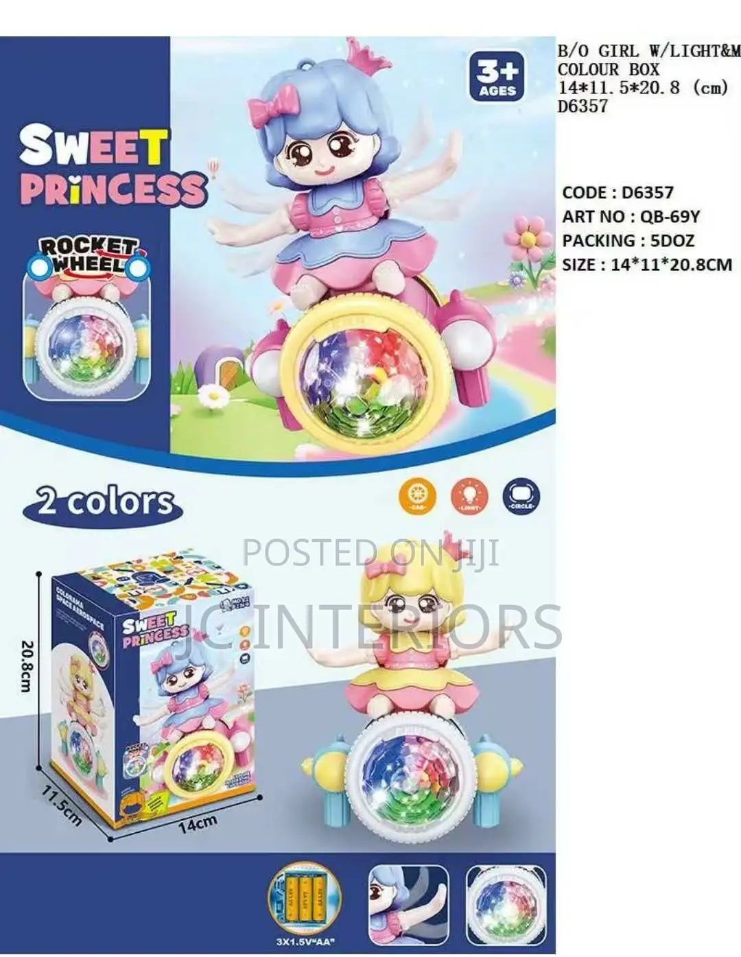 Sweet Princess Pocket Wheel