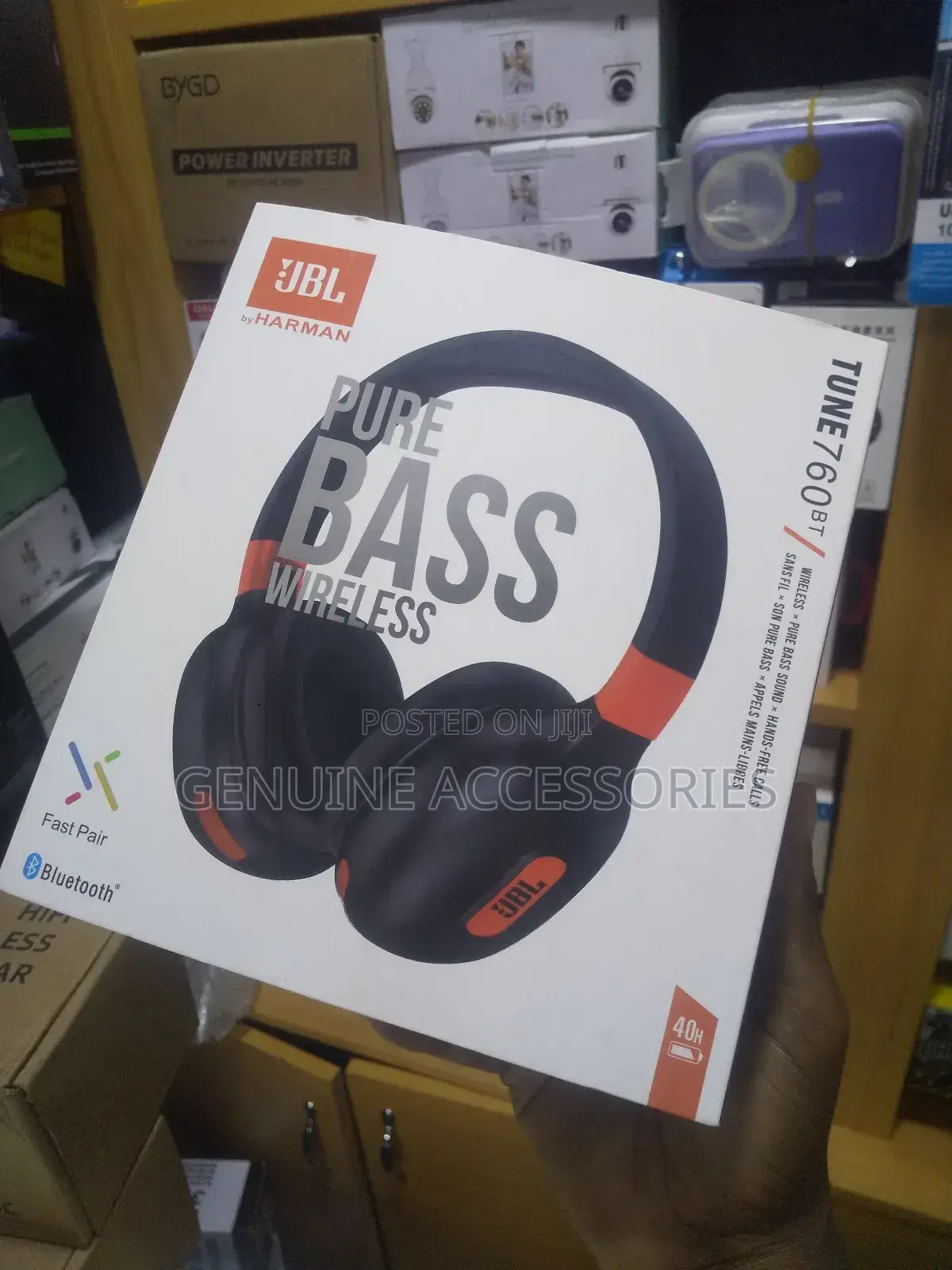 JBL Pure Bass Wireless Headphones(Generic)