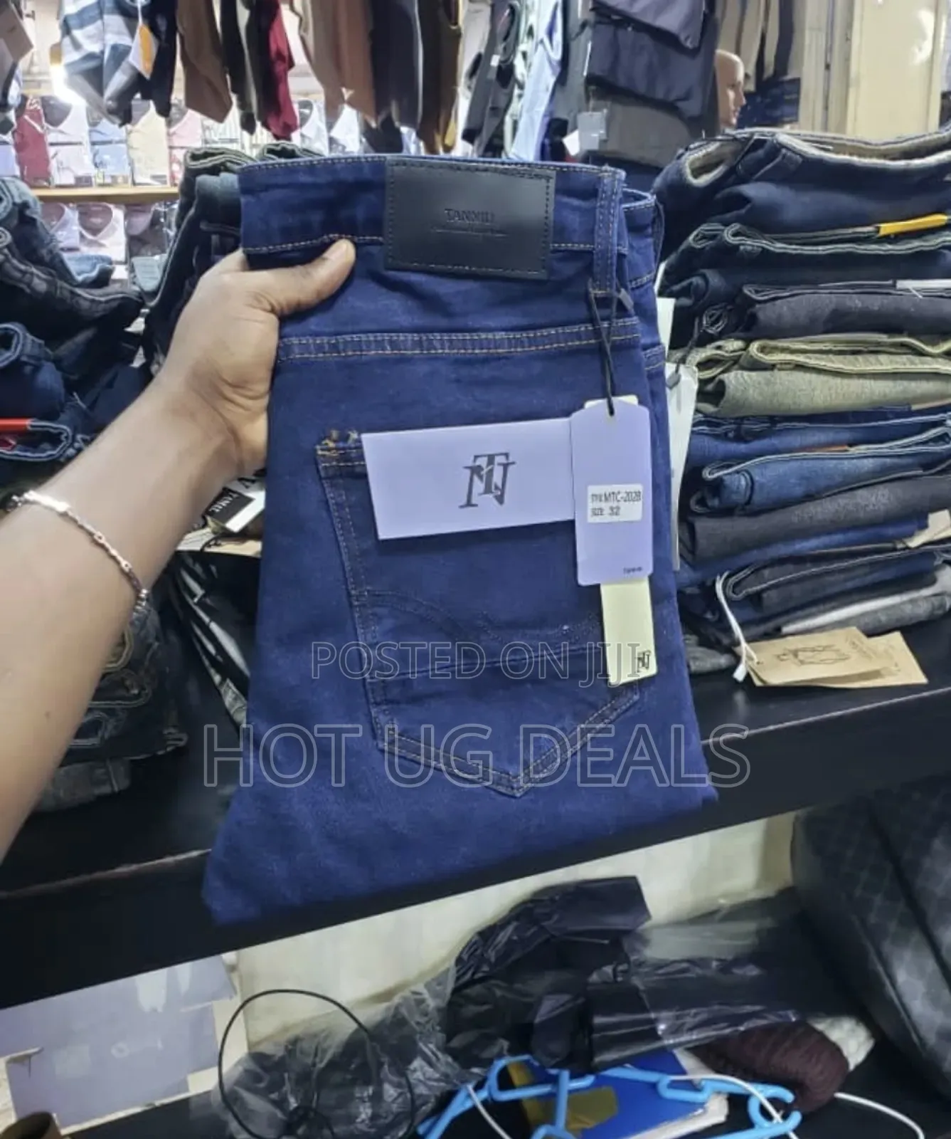 Mens Fashion Designer Jeans - Blue