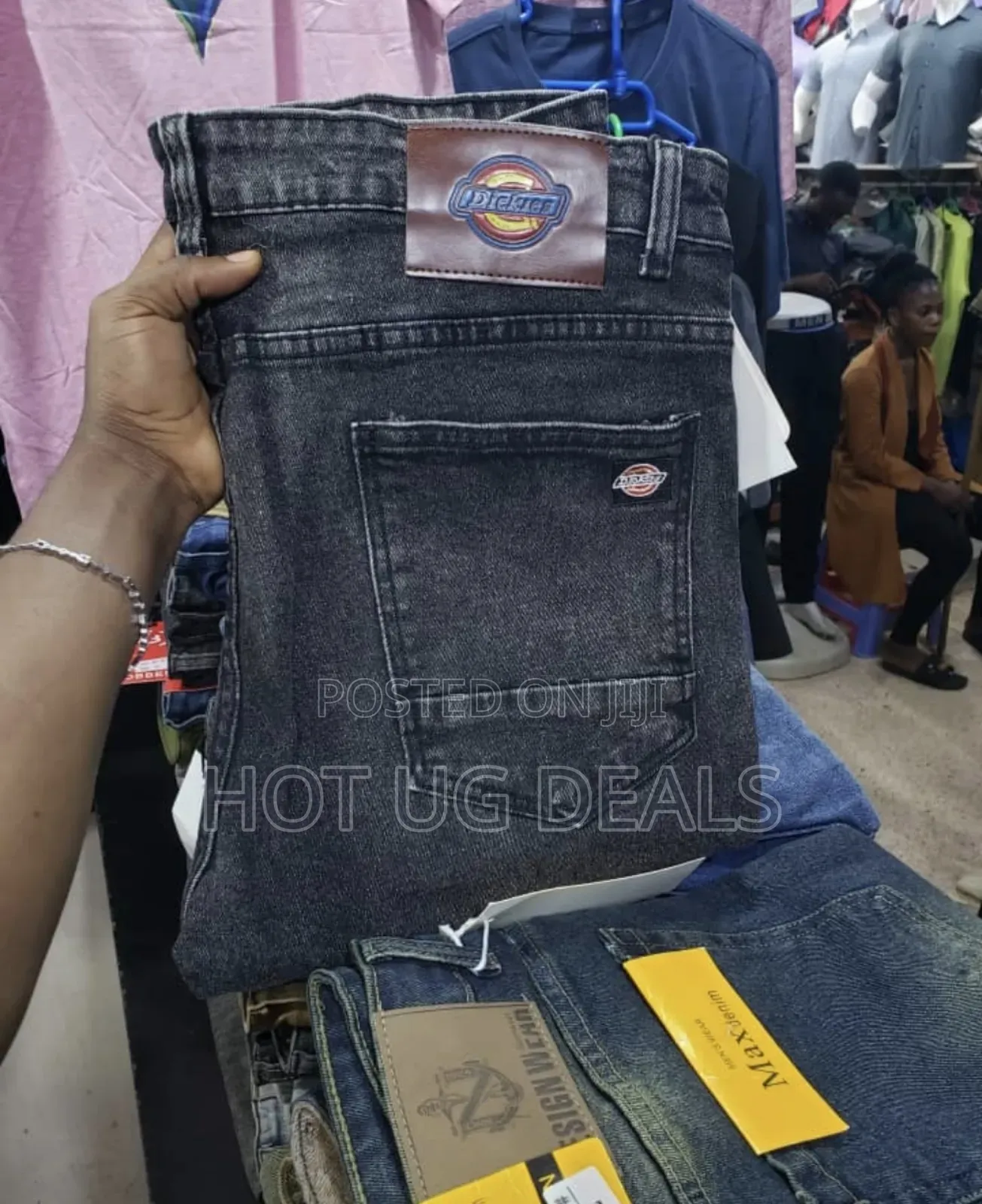 Mens Designer Office And Casual Jeans - Black