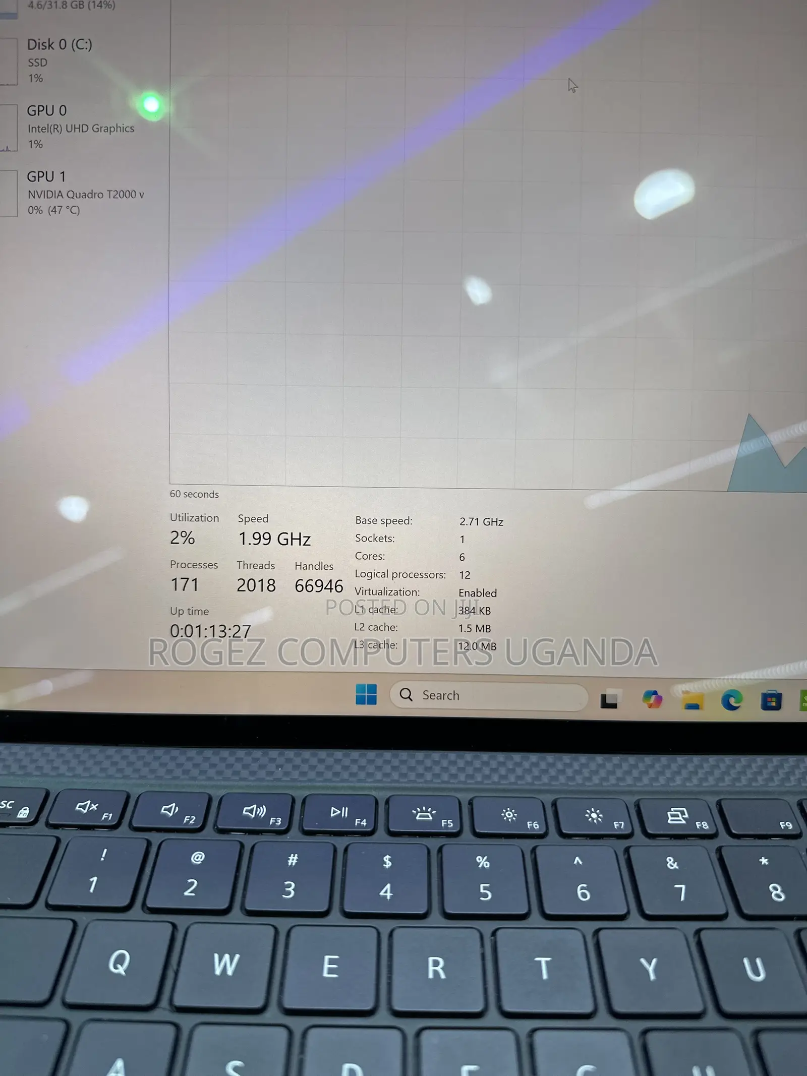 New Laptop Dell Precision 5550 32GB Intel Core I7 SSD 512GB