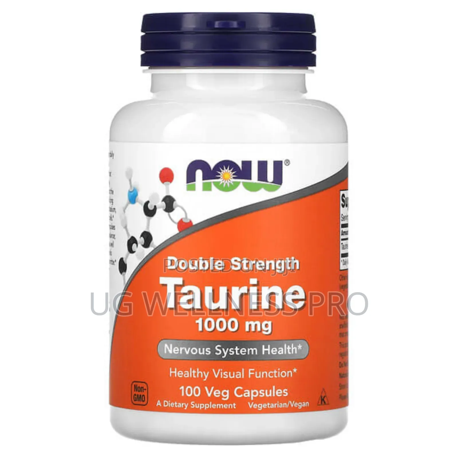 Now Foods, Taurine, Double Strength, 1,000 Mg, 100 Veg Caps