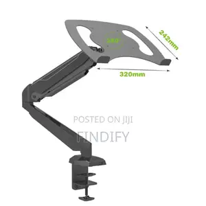 Adjustable Laptop Stand or 10-27 Inch Monitor Holder Arm