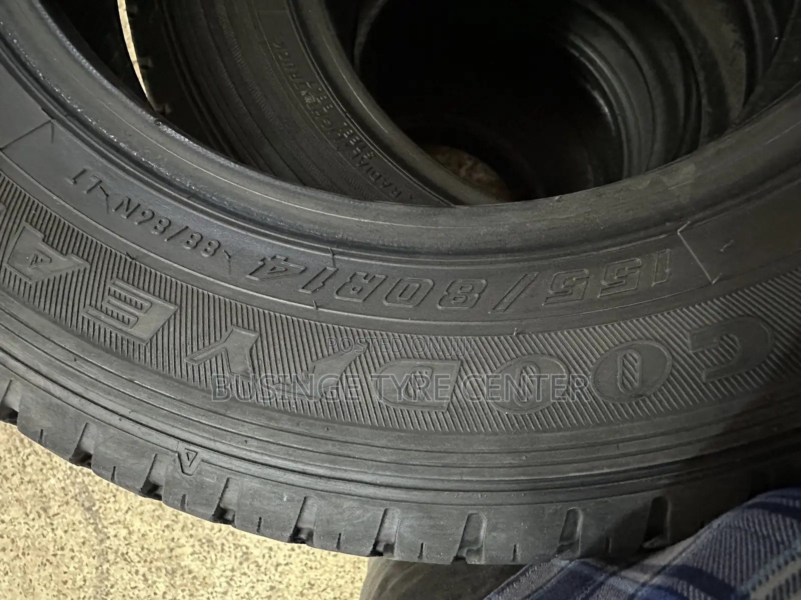 155/80r14 Goodyear Japan Tires Good Condition