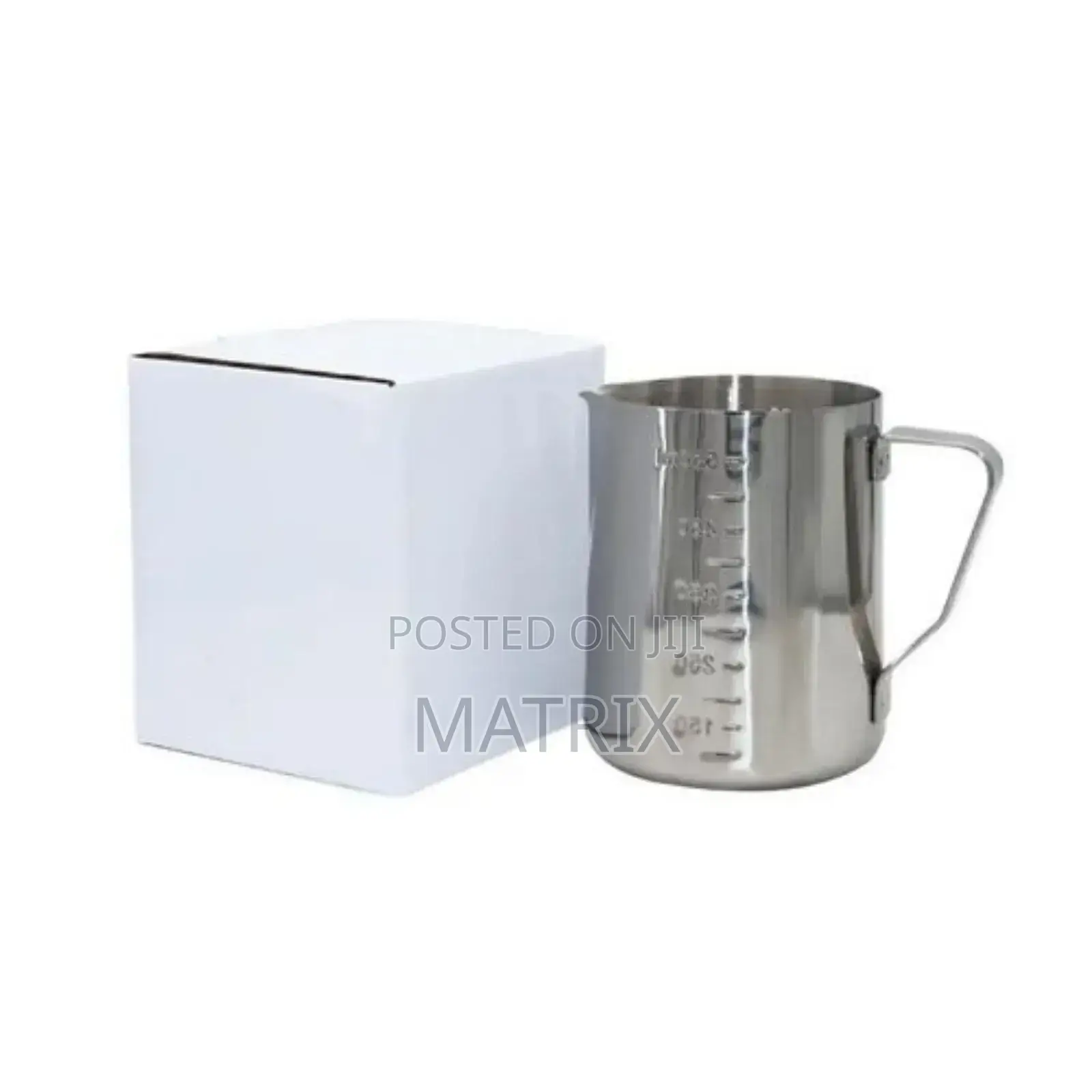 Stainless Steel Pitcher/Milk Frother 550mls- Silver