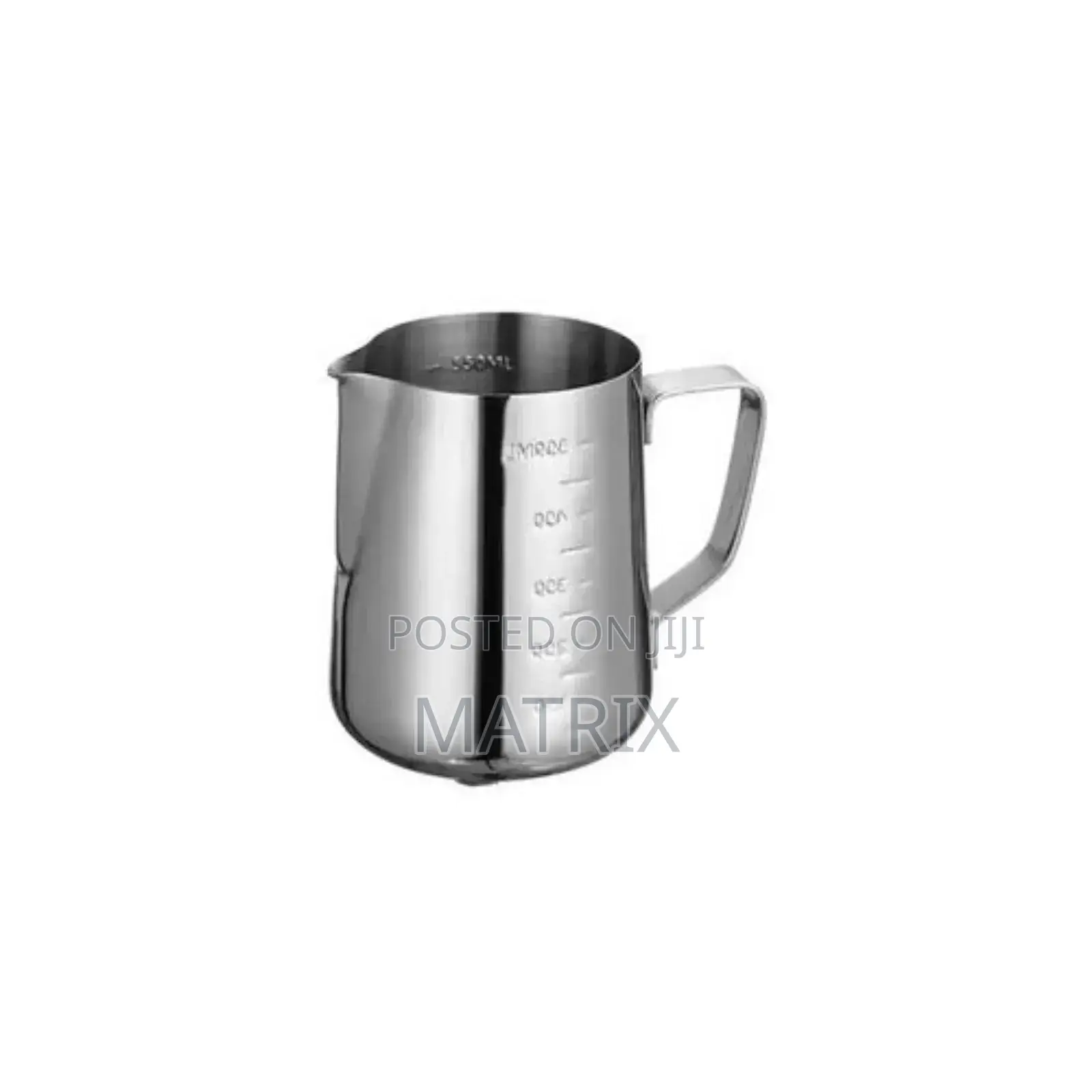 Stainless Steel Pitcher/Milk Frother 550mls- Silver