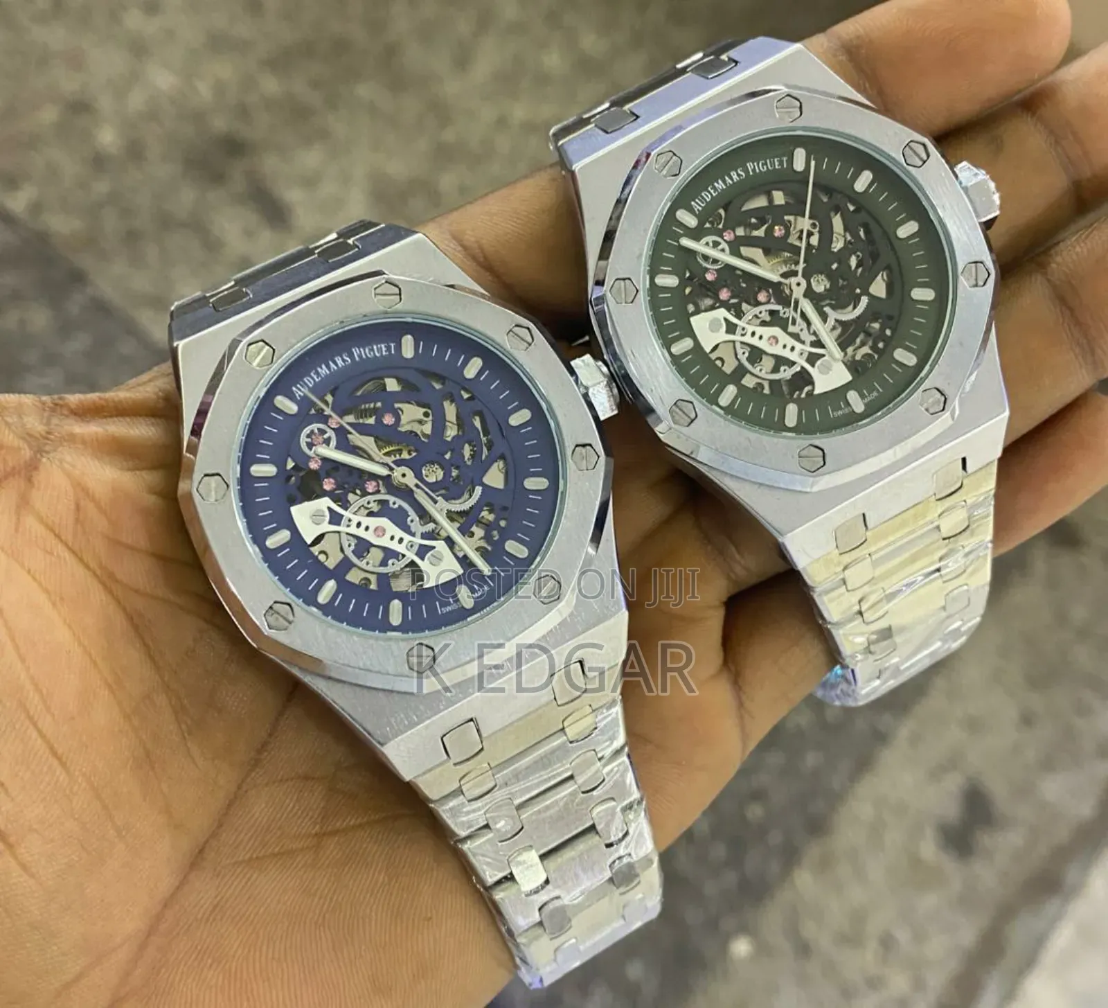 Silver Automatic Mechanical Audemars Piguet Watch