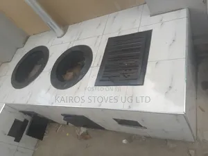 Permanent Cooking Stove for Charcoal and Firewood